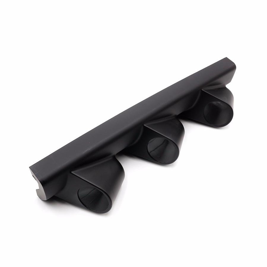Car Triple Gauge Pillar Pod Gauge Holder 52mm For Right Hand Drive Black ABS