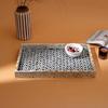 Cube Pattern Tray – Handcrafted Bone Inlay Decorative & Functional Tray