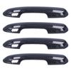 4 Stück Außentürgriffabdeckung Zierleiste Kohlefaser-Stil Dekor Passend für RAV4 2019?2021