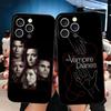 The Vampire Diaries Soft Phone Case for iPhone 16 16E 17 Air 15 Pro Max 14 Plus 13 Mini 11 12 7 Black Cover Back Shell