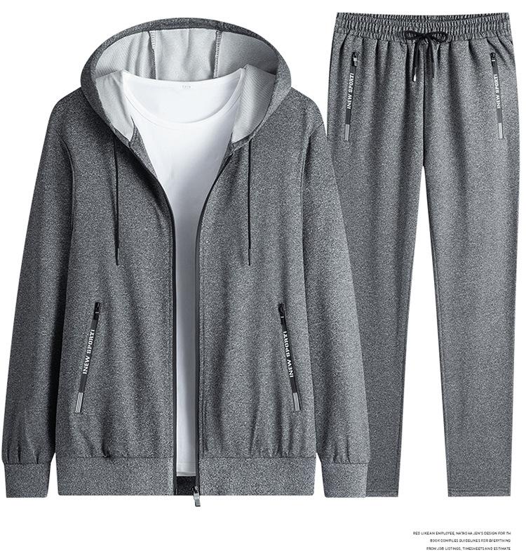 Men’s Fleece Lined Casual Tracksuit Set