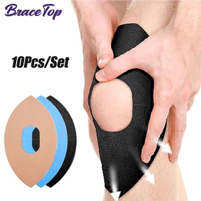 10 Stück Kinesiologie Tape Wasserdicht Sport Knie Tape Elastisch Atmungsaktiv Latexfrei Athletisches Tape Für Knie Sehnen Unterstützungsstreifen