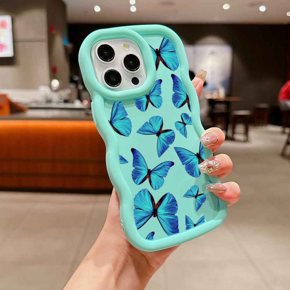 Macaron Soft TPU Phone Case for Xiaomi Poco X3 X5 X6 M6 Pro Redmi 10c 12C 13C Redmi Note 9 10 11 12 13 Pro 10s 11s 12s Cover Ae58 Butterfly art design
