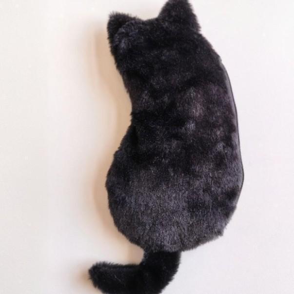 Plush Cat Shadow Pencil Case With Large Capacity For Students And School Supplies
