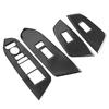 4Pcs Car Interior Window Switch Panel Cover Trim Carbon Fiber Fit for Honda CRV 2016 2019