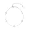 Eenie Beenie Silver Pearl Line Bracelet