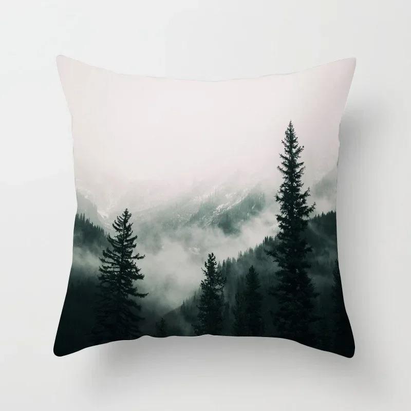 Geometric Blue Nordic Cushion Pillowcase Scandinavian Pillowcase