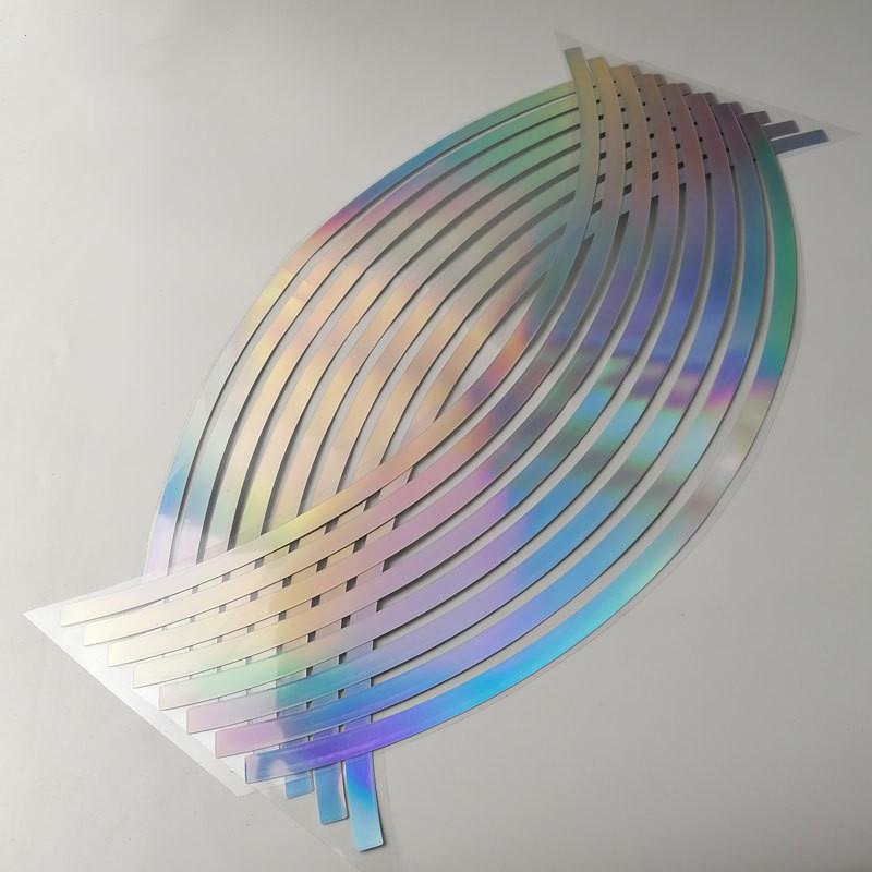 

Новая наклейка на ступицу колеса автомобиля, мотоцикла, электропривода, наклейка на колесо, водонепроницаемая лазерная светоотражающая наклейка, 18-дюймовая автомобильная наклейка