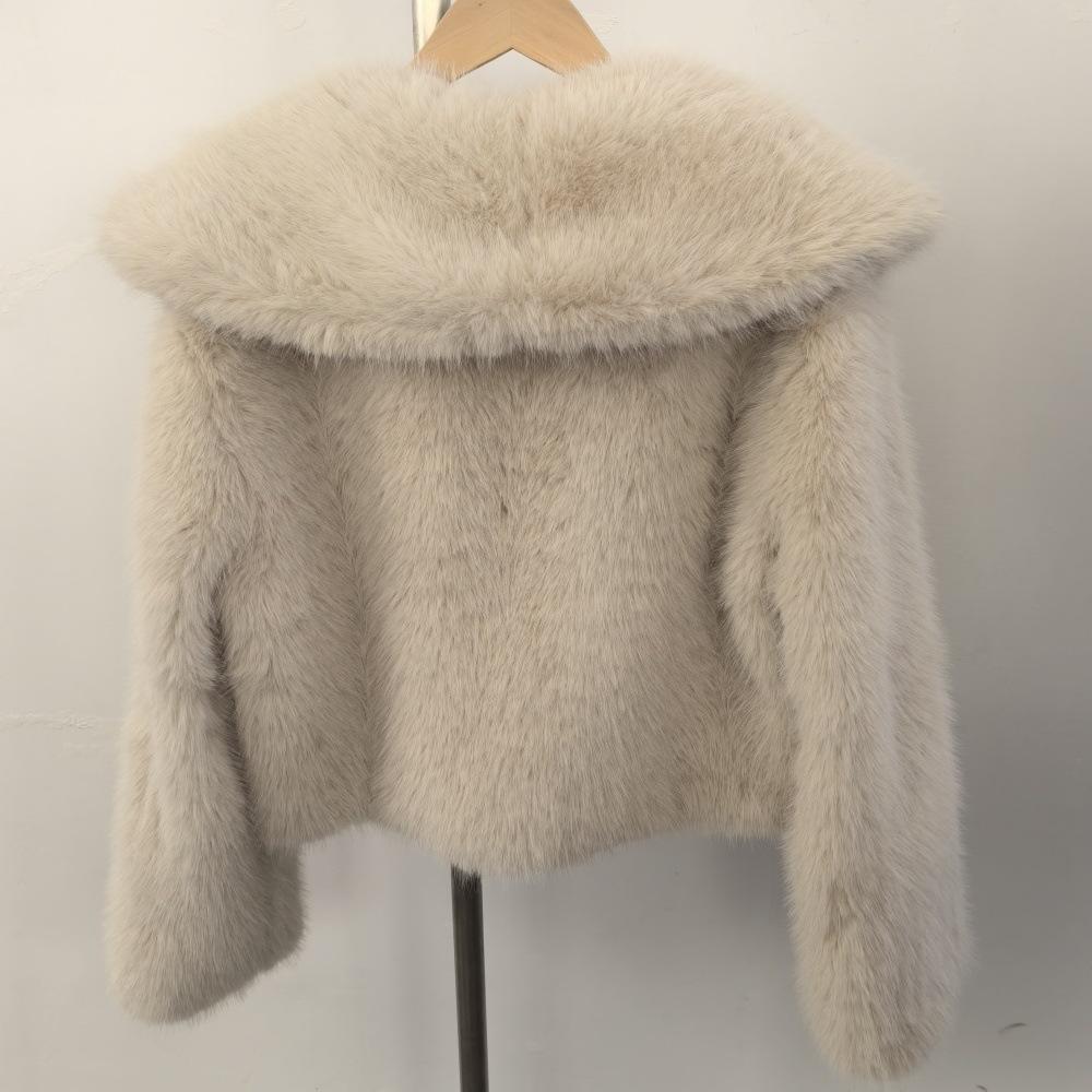 Imitation Fox Fur Fake Fur Coat Women's Short Fashion Fur Coat High Quality Autumn Winter Women Jacket Coat 2026