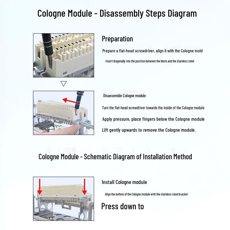 COUVEZI 100-Pair VDF Telephone Rack Mount Frame