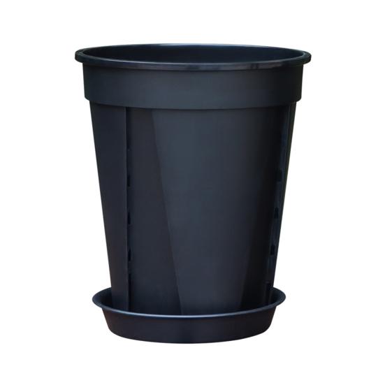 Горшок для орхидей с поддоном Цветочный горшок с боковыми вентиляционными отверстиями Горшок для растений с дренажными отверстиями Предотвращает загнивание для фаленопсисов роз Внутреннее и наружное использование S