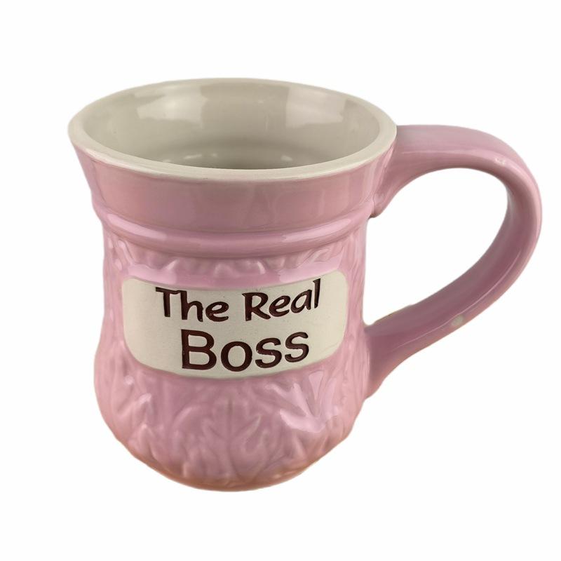 Letter Mug Breakfast Cup Retro Big Belly Ceramic Cup Coffee Cup Wax Can Cup Aromatherapy Cup Nostalgic Letter Water Cup