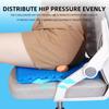 Gel Seat Cushion, Summer Breathable Honeycomb Design for Pressure Relief, Alleviates Back and Tailbone Pain, Ideal for Home