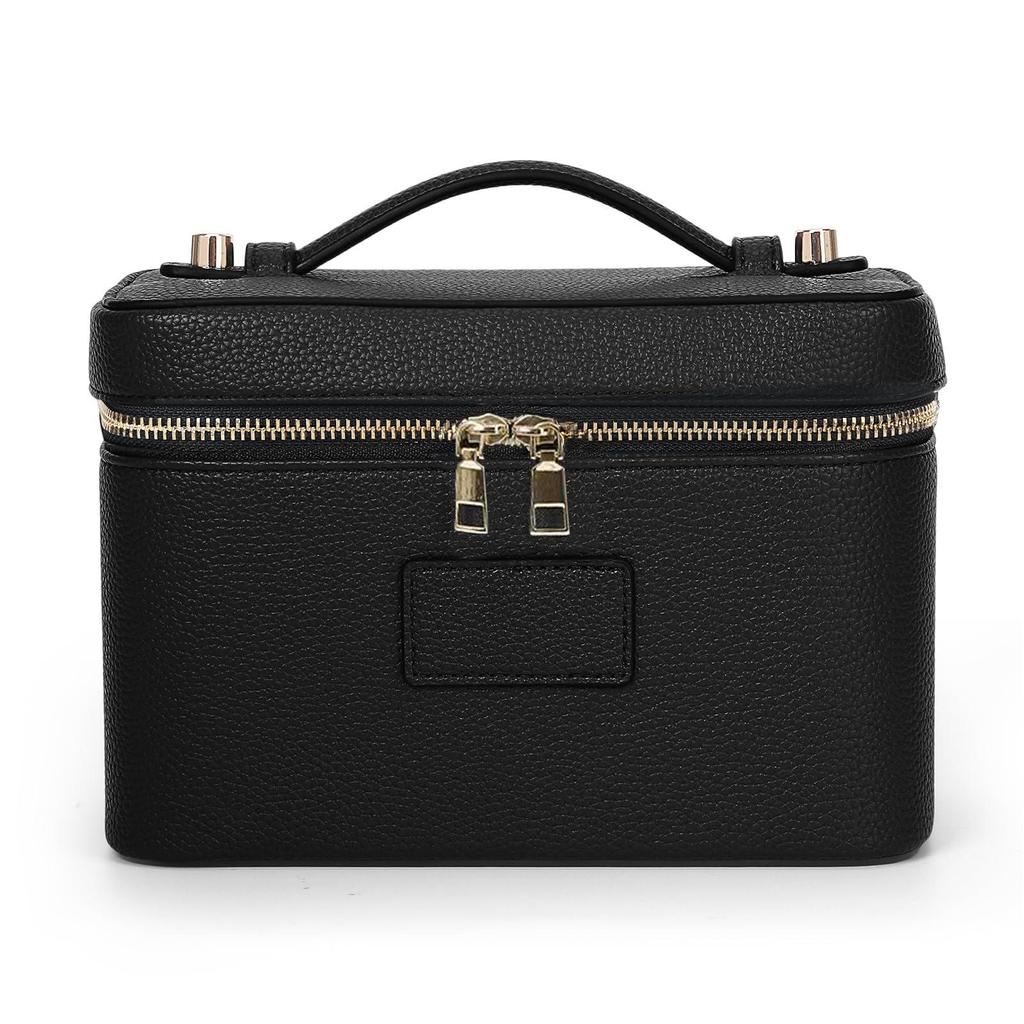 Nuova Borsa Trucco di Lusso Leggero di Alta Qualità Borsa a Mano di Grande Capacità in Pelle PU Borsa da Donna con Scomparti
