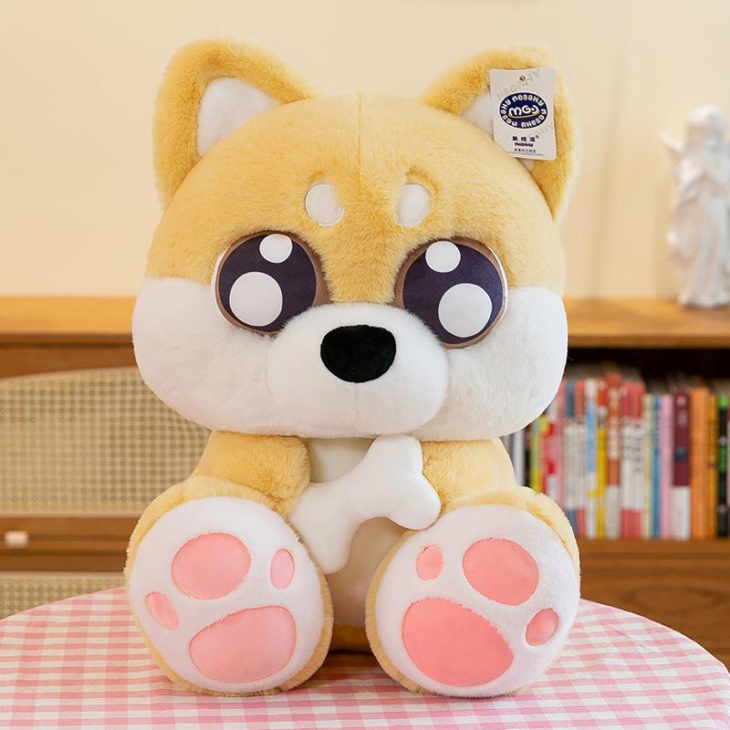 

Big Eyes Cute Cat Plush Pillow - Large Soft Toy for Bedtime or Birthday Gift 23cm (0.14kg)
