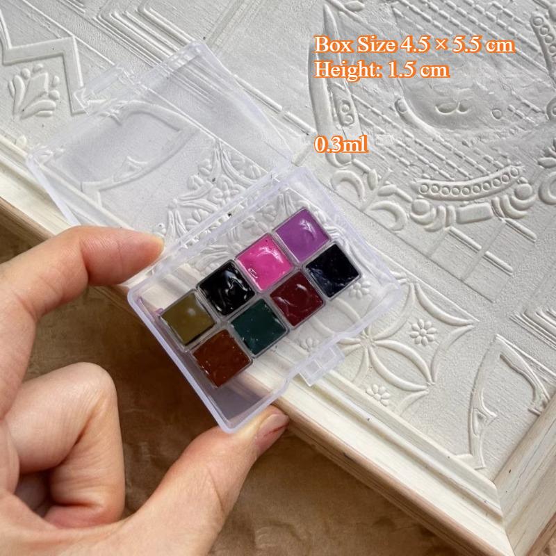 

Rosa 2026 New Color 8 Color Set Solid Watercolor Pigment Art Supplies Students Outdoor Painting Creation Portable WaterColor (as the picture,8 color set)