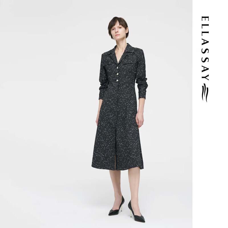 ELLASSAY Women's Waist-Cinching Mid-Length Suit Dress EWF351Y00500