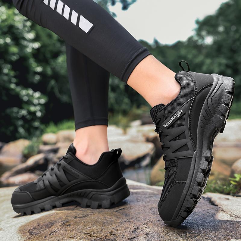 2025 New Men's Hiking Shoes Suede Leather Outdoor Shoes Wear-resistant Men Trekking Walking Hunting Tactical Sneakers