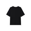 Jordan Letter Logo Round Neck Casual Short Sleeve Drop Shoulder T-Shirt Women T-Shirt Black FQ3241-010