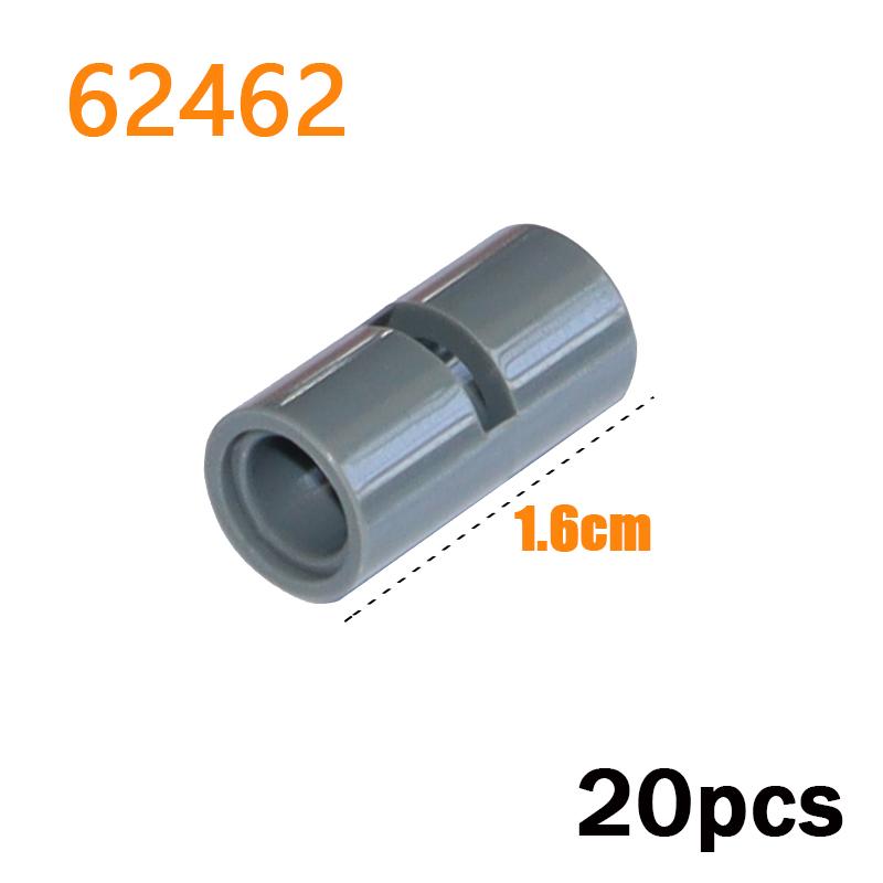 Technical MOC Pin Connector Round 2L with Slot and Pin Joiner, DIY Block Brick Parts 62462