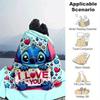1pc Cute Stitch Printing Blanket - Soft, All-Season Throw for Living Room, Bedroom,Personalized Gift with Adorable Cartoon Design