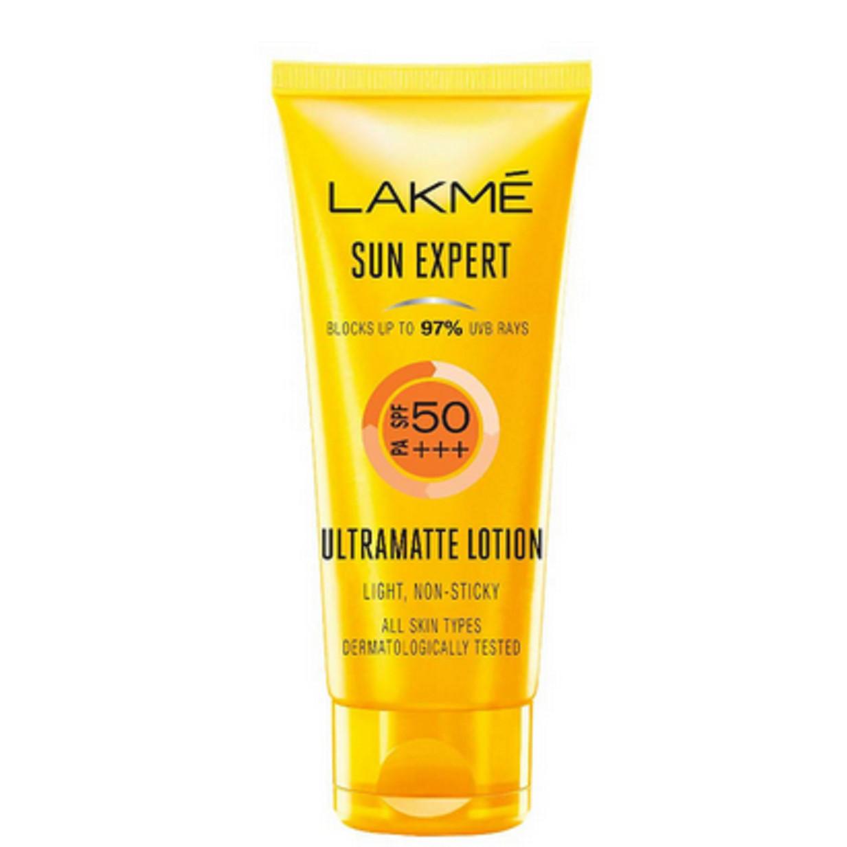 

@ Lakme Sun Expert SPF 50 PA+++ Ultra Matte Lotion 50 ml Zr-4036-60%Off