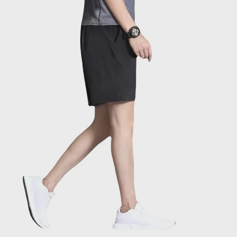 Men's Quick-Dry Ice Silk Running and Basketball Shorts