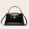 Single Shoulder Zipper New Luxury Cowhide Women's Bag Casual Fashion Solid Color Handbag