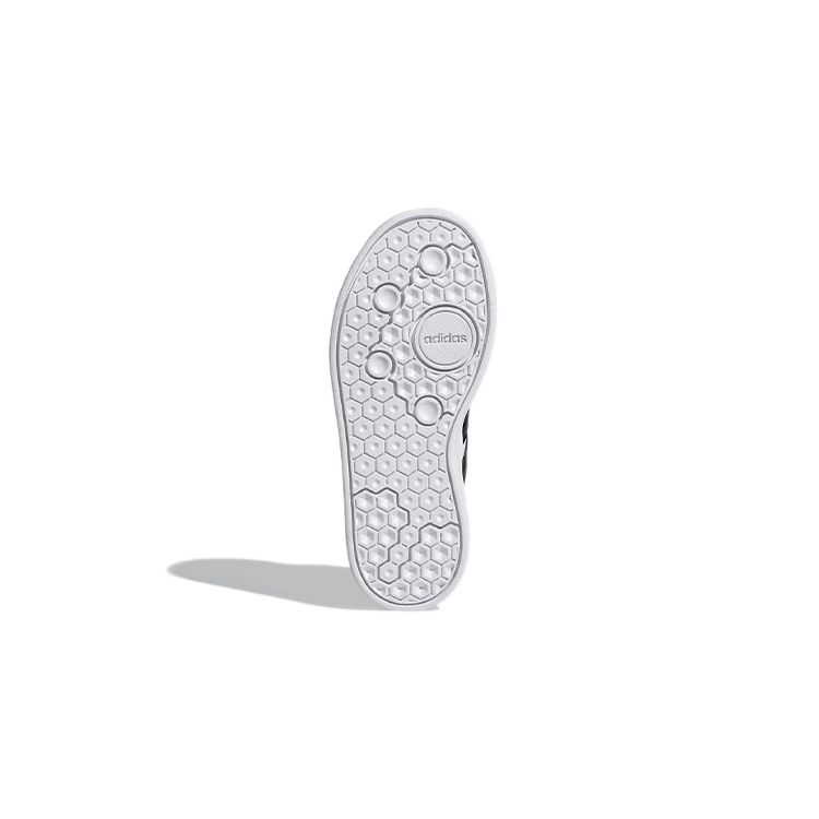 Adidas Neo Breaknet Simple Comfortable Durable Low-Top Kids Skate Shoes Kids Sneakers White Black FZ0106