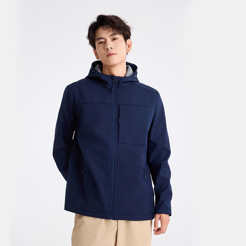 

Женская куртка софтшелл на флисовой подкладке – Ветрозащитная, водонепроницаемая, идеальна для осенних мероприятий на открытом воздухе, настраиваемая для мужчин L