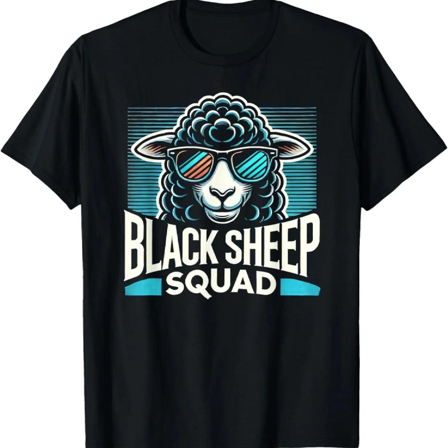 Black Sheep Squad Design T-Shirt XXXXXL чёрный