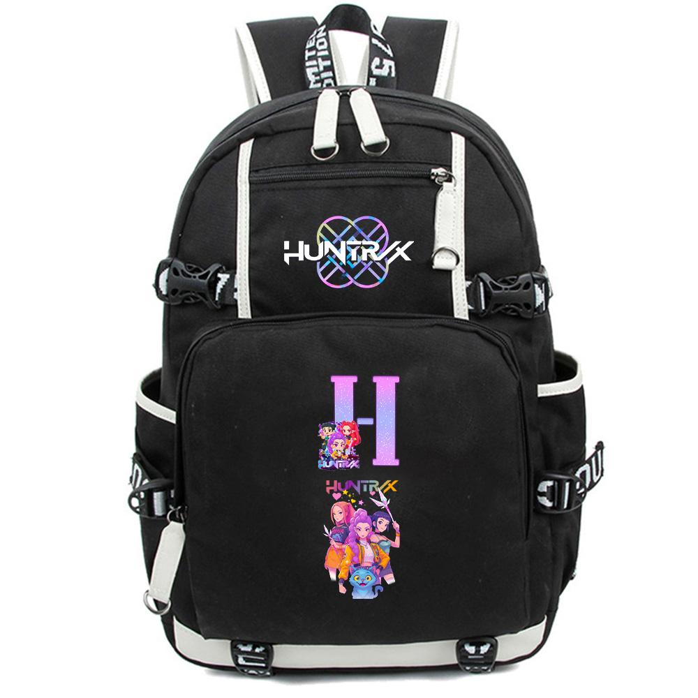 Roztomilý Kreslený K-Pop Lovci Démonů Batoh Velká Kapacita Školní Taška na Knihy Laptop Unisex Studenti Chlapec Dívka Školní Taška Cestovní Outdoorová Taška