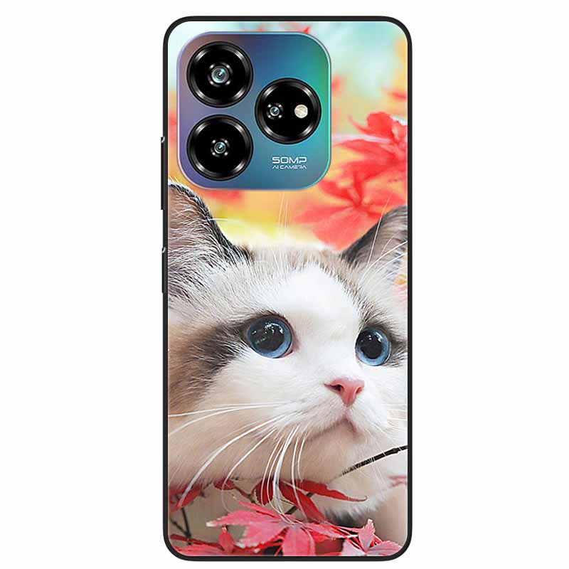 For ZTE Blade V60 Design 4G Case Soft TPU Silicone Back Cover for ZTE Blade V60 Vita / Nubia V60 Design Phone Cases Black Shells