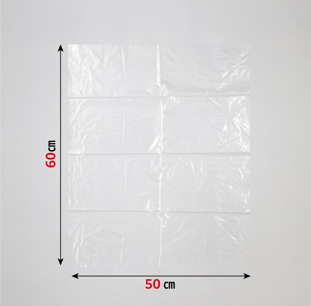 Japax Garbage Bag 20L Transparent Thickness 10 sheets x 60 books TM28 Plastic bag with metallocene compound that resists stretching Bulk purchase Case