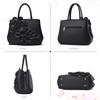 NICOLE & DORIS Women's 2-Way Handbag, Shoulder Bag, Crossbody Bag, 3D Floral Design, Elegant and Stylish, Waterproof PU Leather Handbag with Studs,