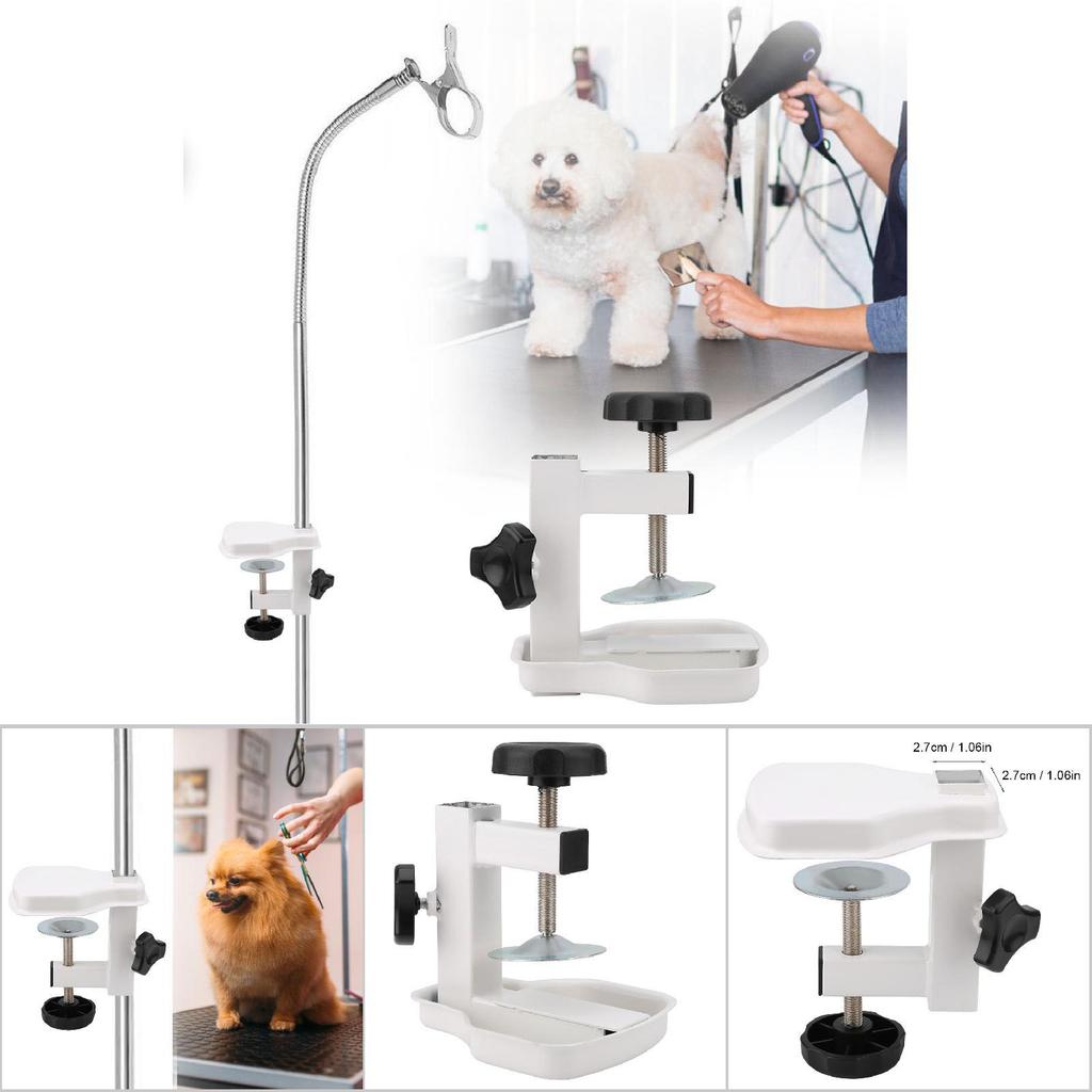 Pet Grooming Table Arms Hair Dryer Clamp Clip Holder(Inner Dia 2*2cm)