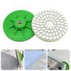 80mm Upgraded Design Ceramic Polishing Disc For Long Lasting Marble Countertop Edge Refinement Angle Grinder