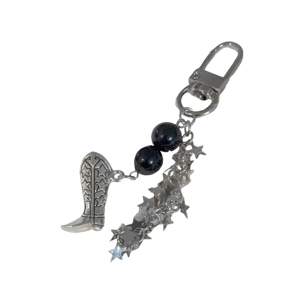 Multifunctional Star Bag Charm Star Pendant Key Holder Gothic Bag Accessory Suitable for Stylish Individuals Present