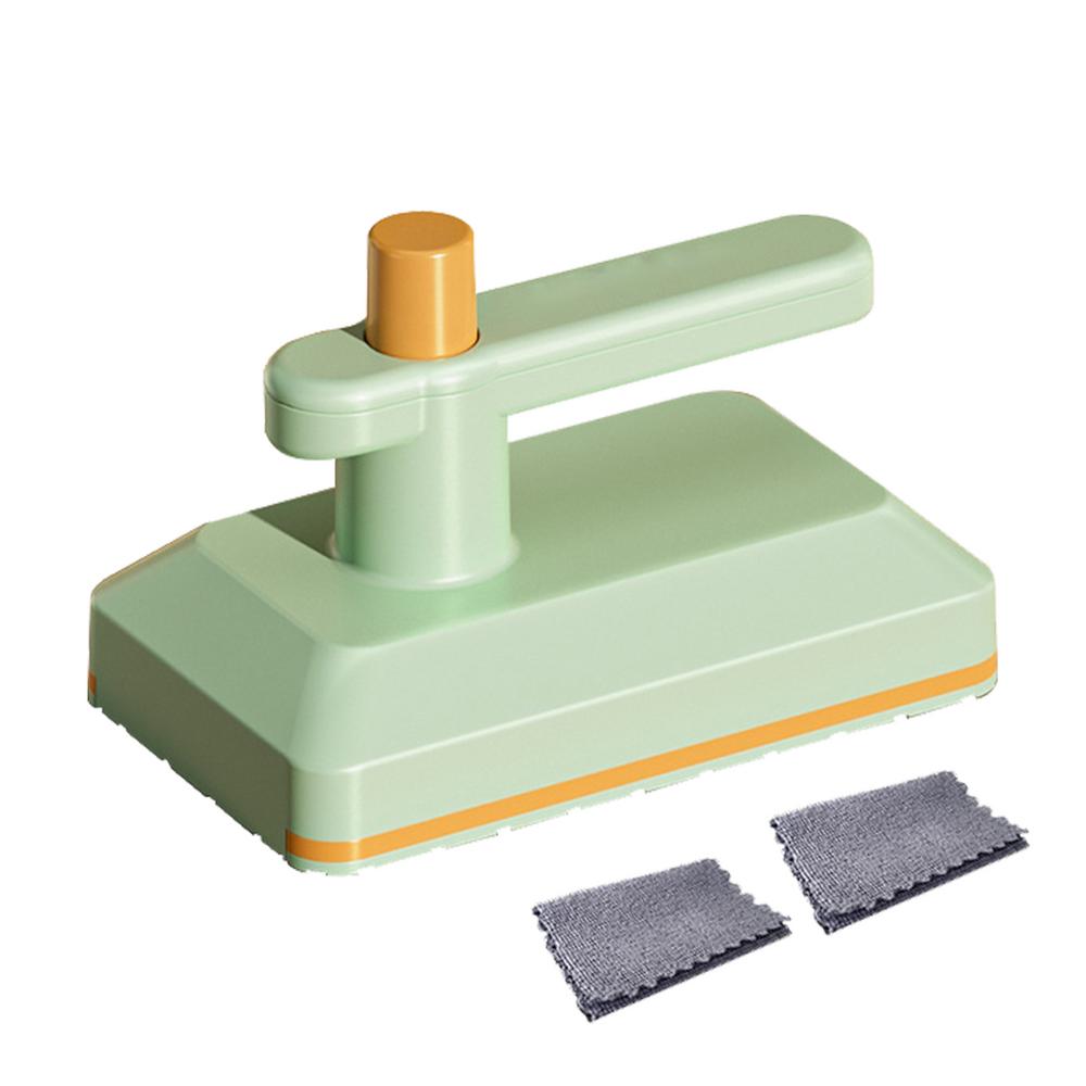 

Handheld Mop Scrape-And-Wipe Design Clean Supplies Travel Mop Hand-Protecting Kitchen Oil Cleaning Brush for tidying зелёный