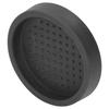 Rund Silikon Kaffetampermatta Mjuk Värmebeständig Bärbar Kaffetamperdyna för Hem Svart