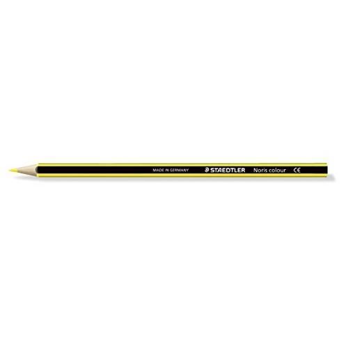 Crayon de couleur - Staedtler - 185 C12 - Jaune - Résistant aux cassures - Paquet de 12