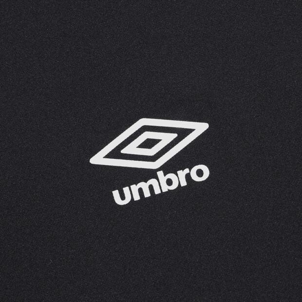 UMBRO Poly Spandex Women'S Small Logo Short Sleeve T-Shirt Black Ur122Srs12