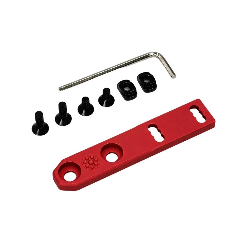 Aluminum Flashlights Mounting Plate for M300 M600, Vertical Configuration with Multiple Openings for Outdoor Equipment Systems