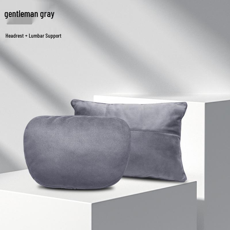 Toyota Car Lumbar Support Cushion & Neck Pillow Set