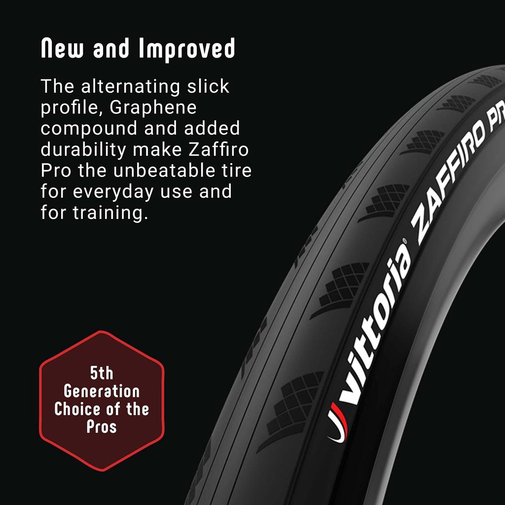 Vittoria Zafiro Pro V Clincher 700x28c Full Black G2.028-622 /