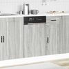 VidaXL Dishwasher Panel Porto Sonoma Grey 45x1.5x67 Cm 854133