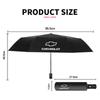 AABHL1 Car Automatic Umbrella Portable Folding Auto Logo Accessorie For Chevrolet Spark Captiva Cruze Tracker Epica Optra SS Z71 Groove