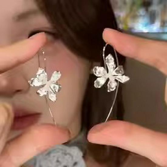 Super Glitzernde Zirkon Quastenohrringe - Vintage Koreanischer Influencer Stil 2025 Trend