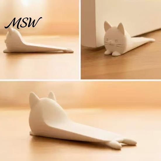 Boden-Türstopper 3D-gedruckter liegender Katzen-Türstopper, Dekorative Kätzchen-Keile, Tierischer Anti-Rutsch-Teppich-Türstopper für Zuhause Wohnzimmer Schlafzimmer Form