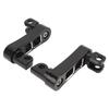 Motorcycle Foot Peg Highway Bracket 360 degrees  Adjustable Rugged Foot Peg Extension Bracket for Touring Electroplated